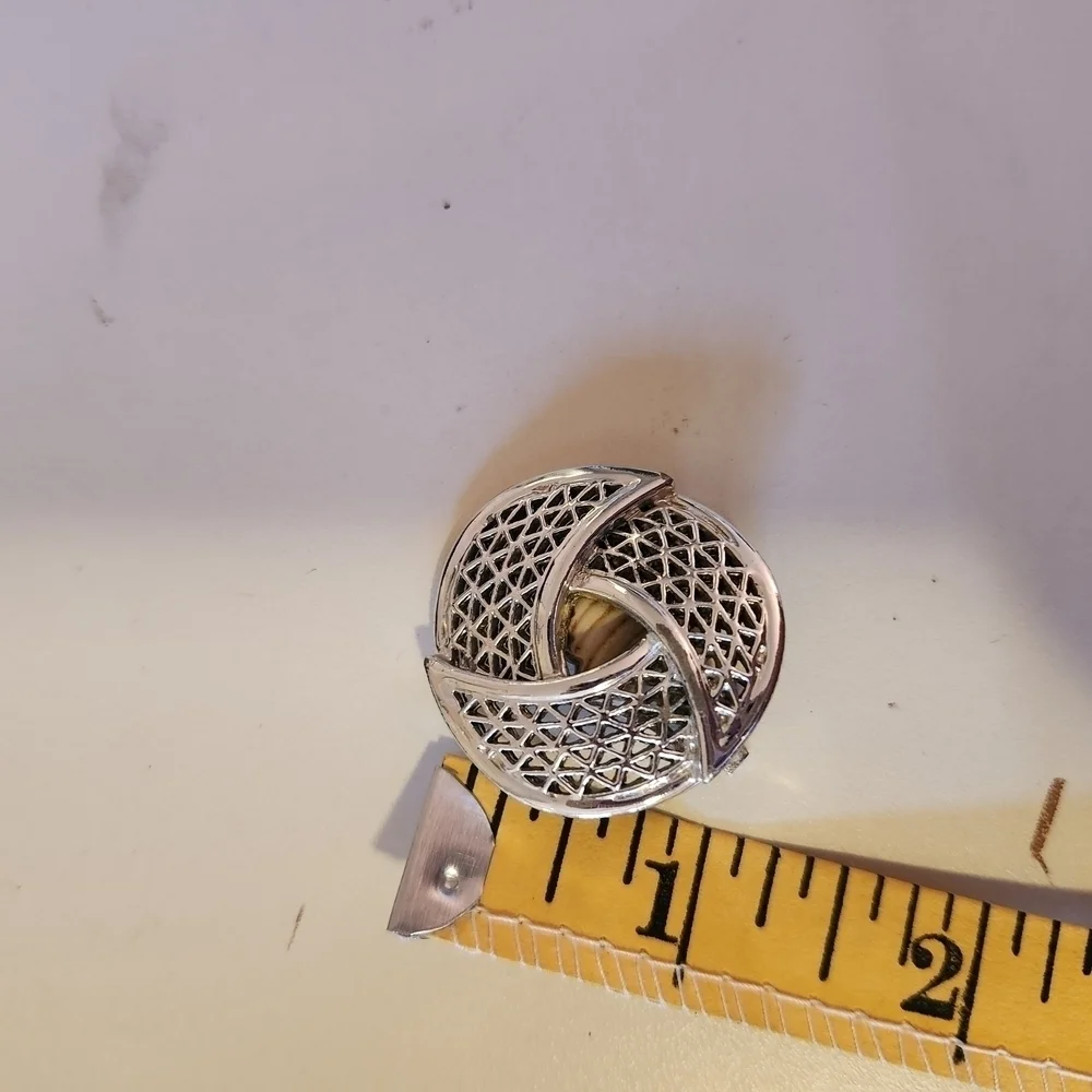 Vintage sarah coventry  Silvertone Jewelry Set - Picture 4 of 4